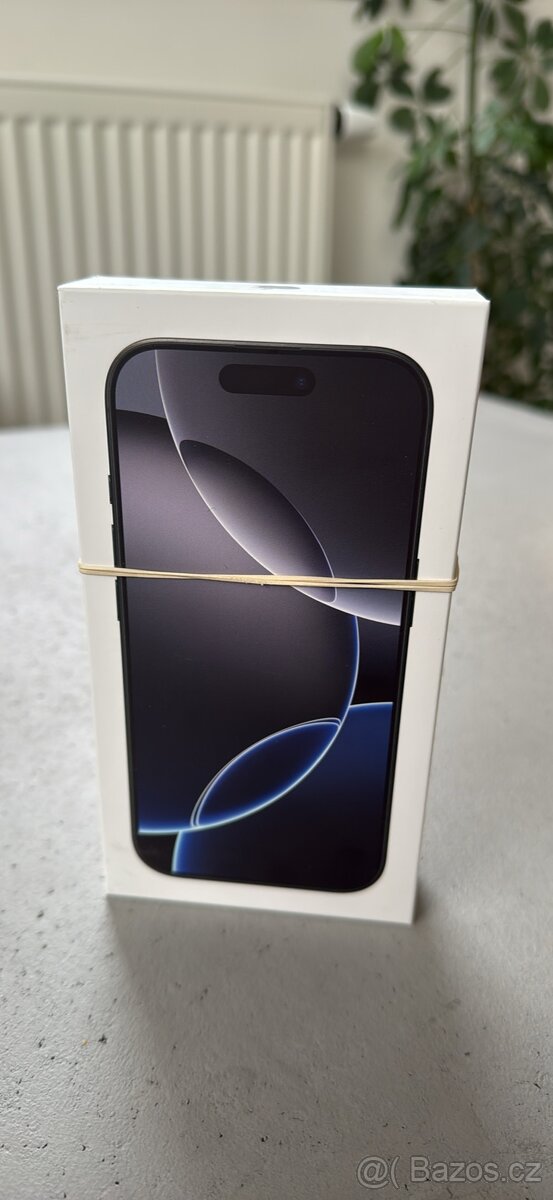 iPhone 16 Pro 128 GB černý - nerozbalený, 24 měsíců záruka