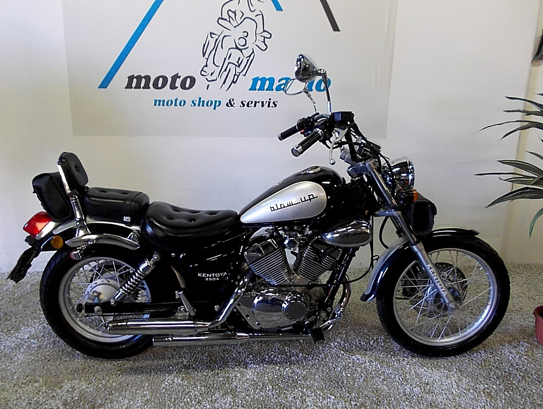 chopper Kentoya BLOW 250 Virago jen 7.tis.KM Perfektní STAV