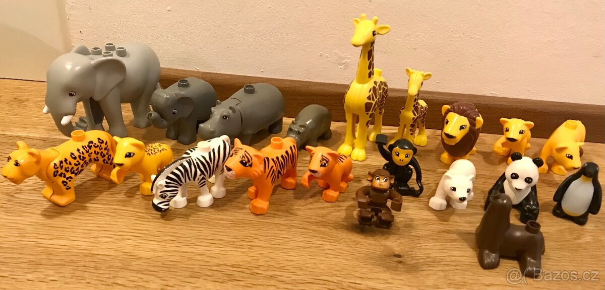 lego duplo mix zvířátek Afrika