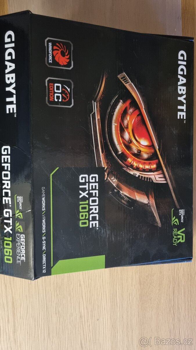 GIGABYTE GeForce GTX 1060 3GB OC GDDR5 (Windforce)