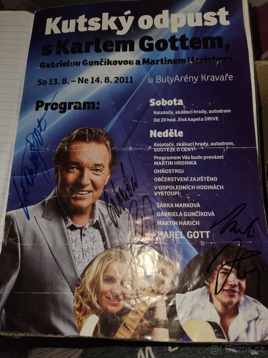 Autogram Karel Gott