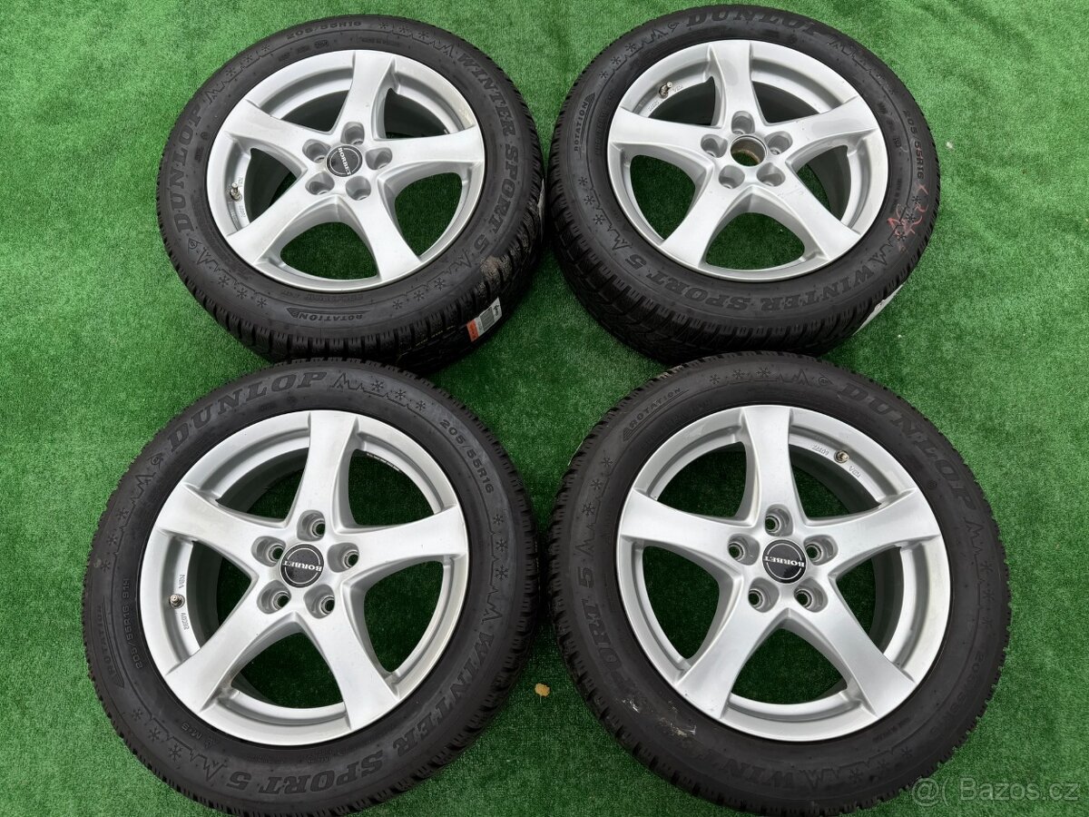 Alu kola 5x112 R16 205 55 16 zimní Borbet