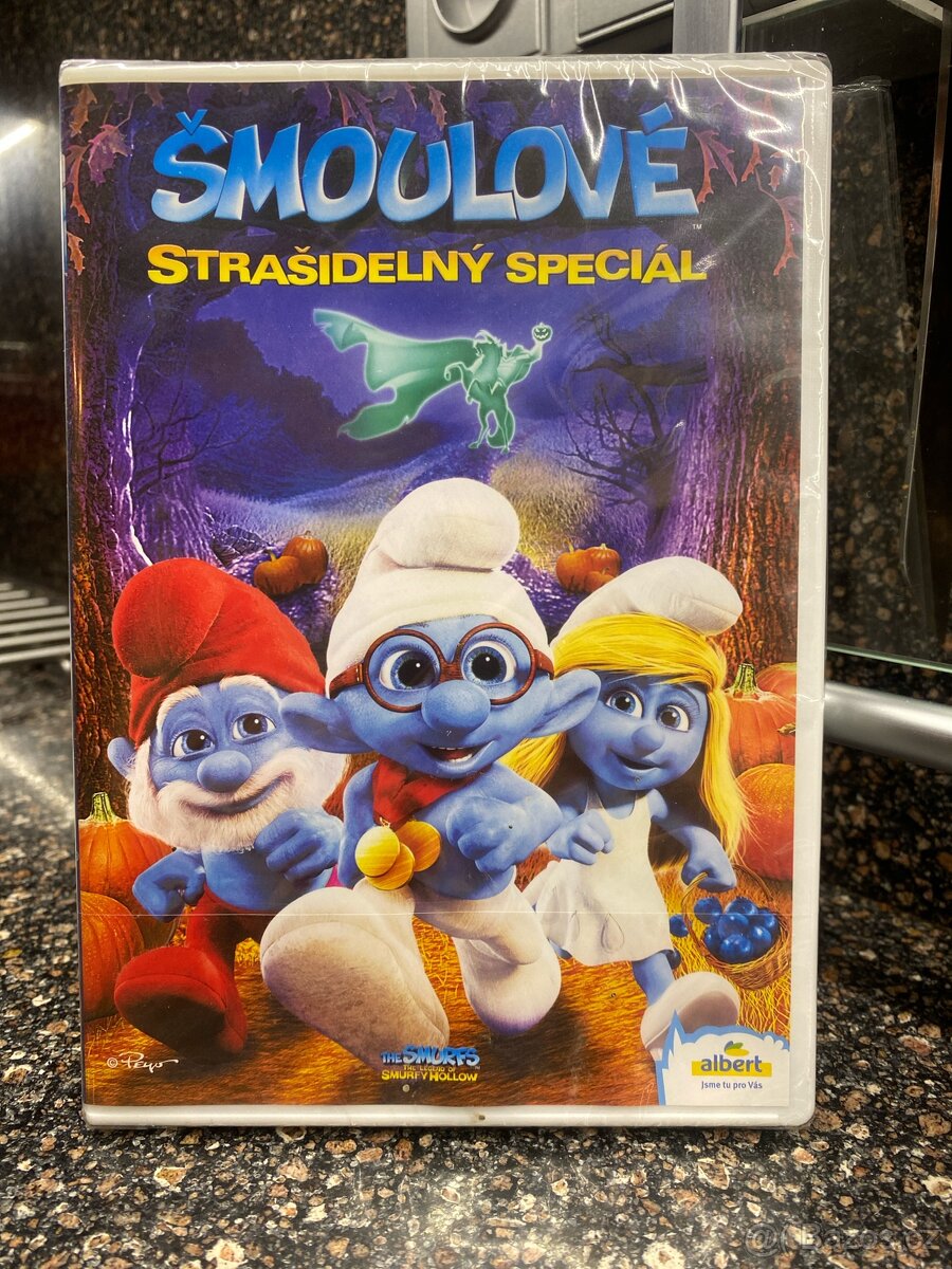 Prodávám DVD šmoulové strašidelný speciál