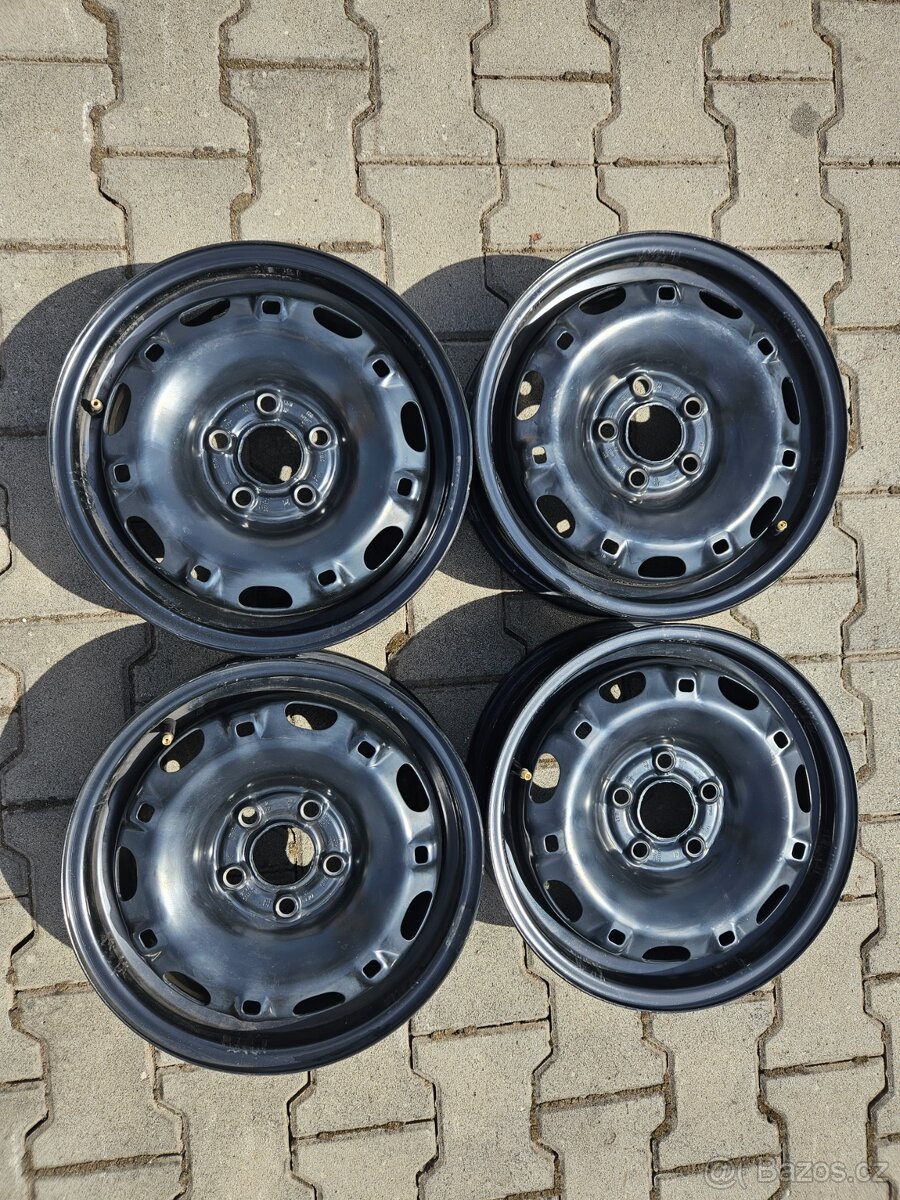 5x100 14 5J ET35,ET38 orig. VW,Škoda,Seat plechové disky