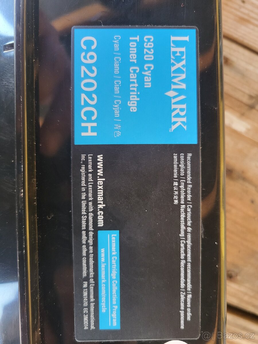 Prodám toner LEXMARK C920 Cyan