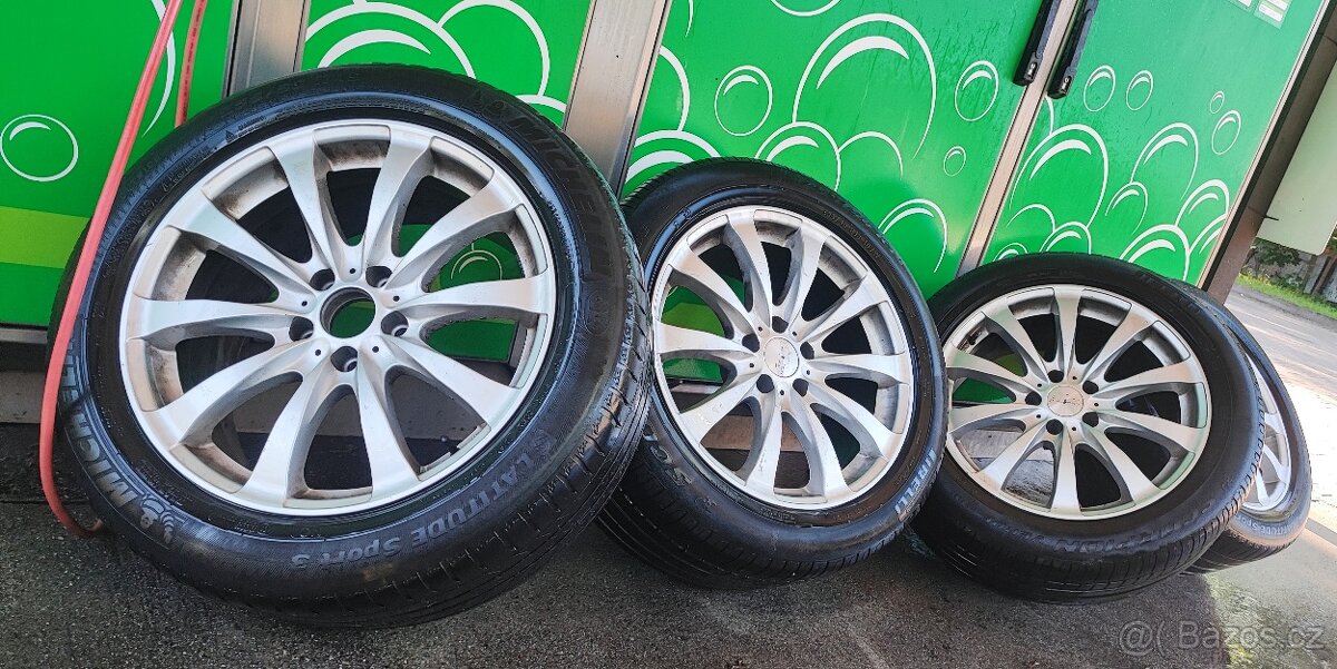 Alu 19" OXXO Racy 5x120 BMW 5er 7er X3 X5 E60 Pneu 255/50R19