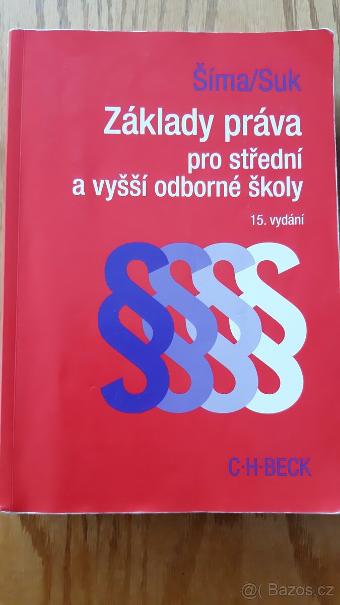 Základy práva pro střední a vyšší odborné školy