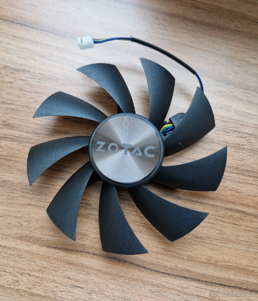 Nové ventilátory pro Zotac GTX1080 Ti AMP 11GB