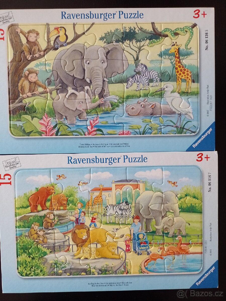 Ravensburger 2x15 dílků.