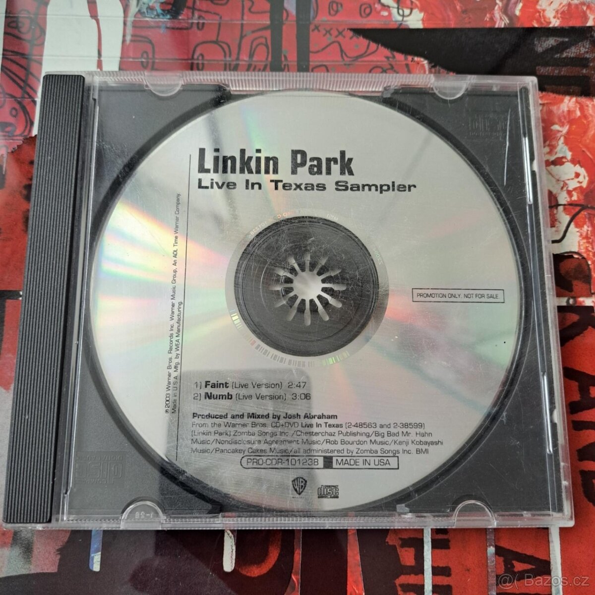 Linkin Park - Live in Texas promo sampler CD