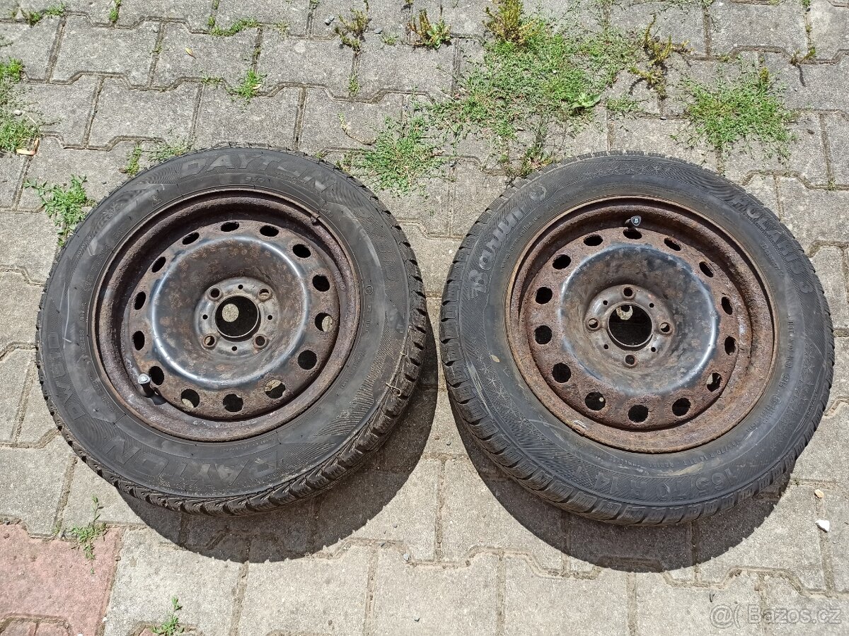 Plechové disky 4x108, 195/70 R14