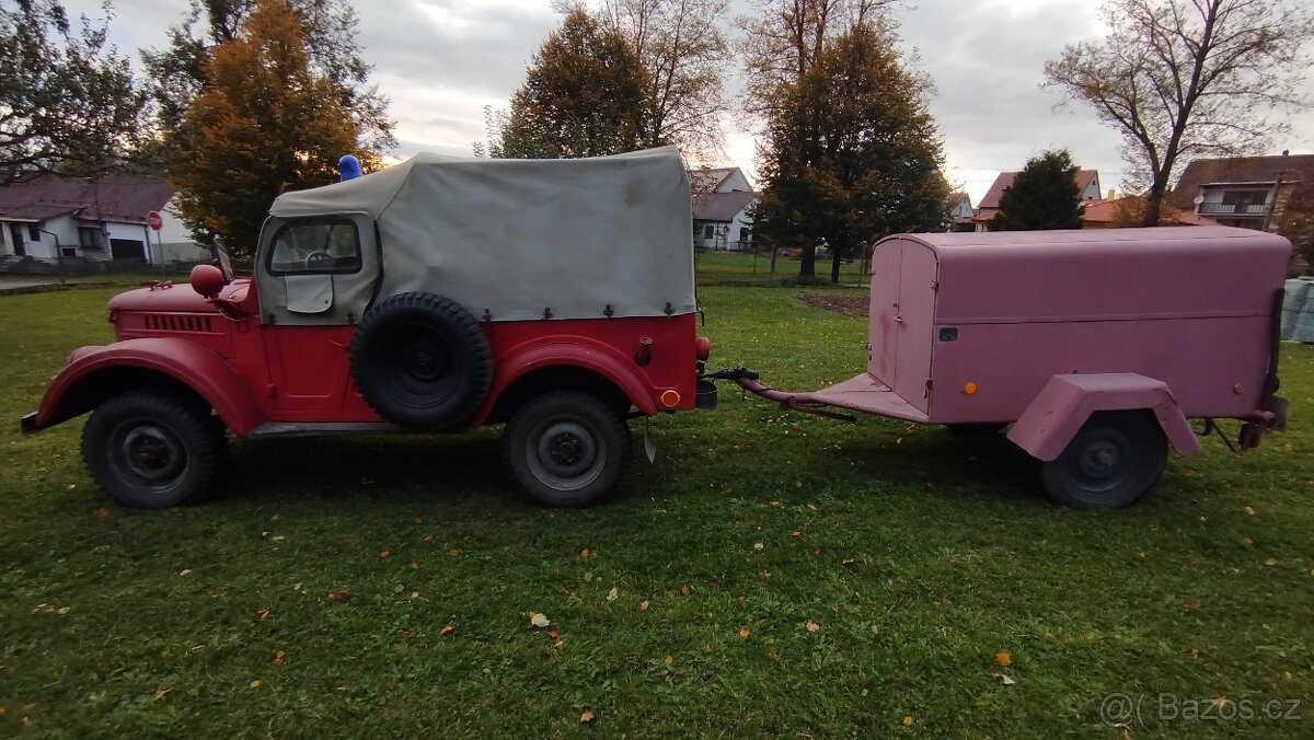 GAZ 69 M "Hasiči" + ZV-6 + vybavení