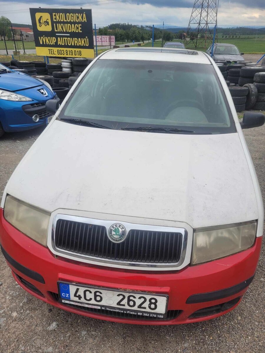 Náhradní díly - Škoda Fabia Combi 1.4 50kw