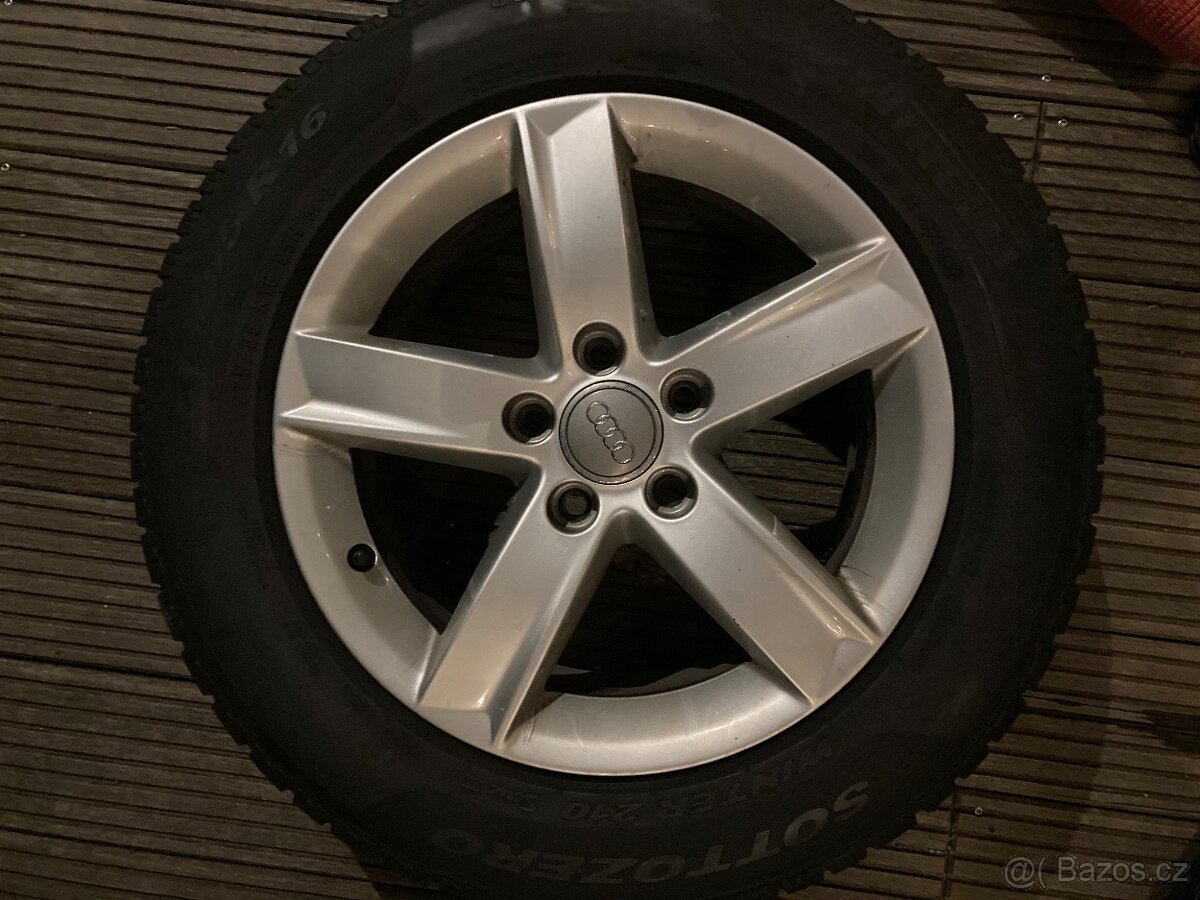 ALU disky se zimními gumami Pirelli 225/55 R16