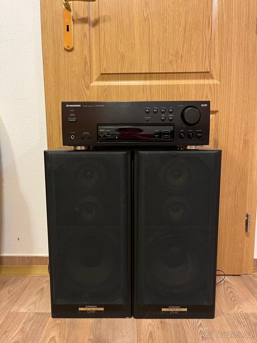 Pioneer zesilovač SX-205RDS + repro CS-557