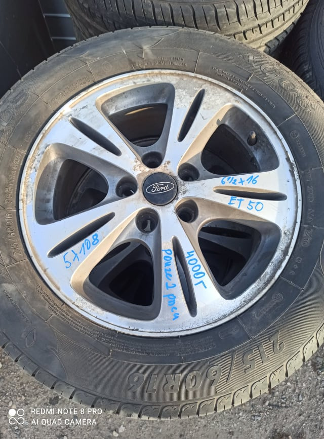 Alu pro Ford s pneu, 5x108, ET 50, 6,5Jx16.