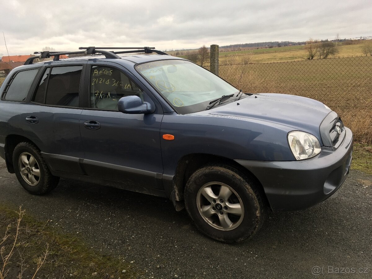 hyundai santa fe 2.0 crdi 83kw 2005 náhradní díly