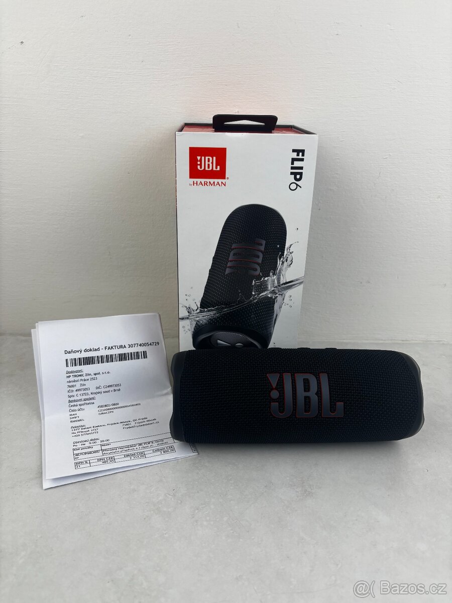 Reproduktor JBL Flip 6 záruka 11/26