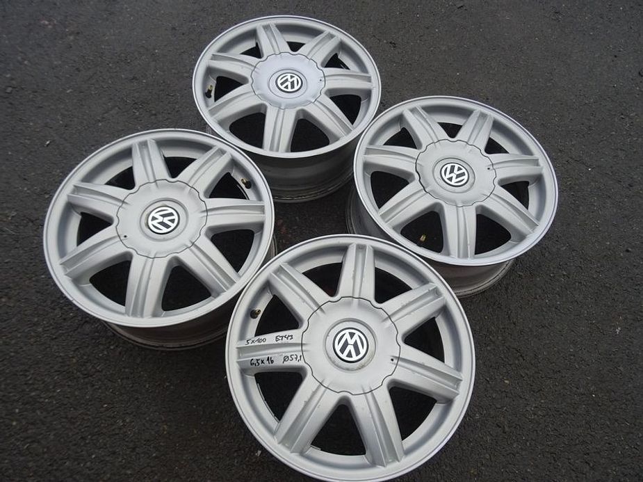 Alu disky origo Volkswagen 16", 5x100, ET 43, šířka 6,5J