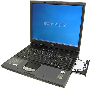 Acer Aspire 1350 - 512MB 40GB XP stary notebook