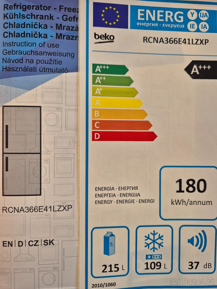 Šuplíky Beko RCNA366E41LZXP