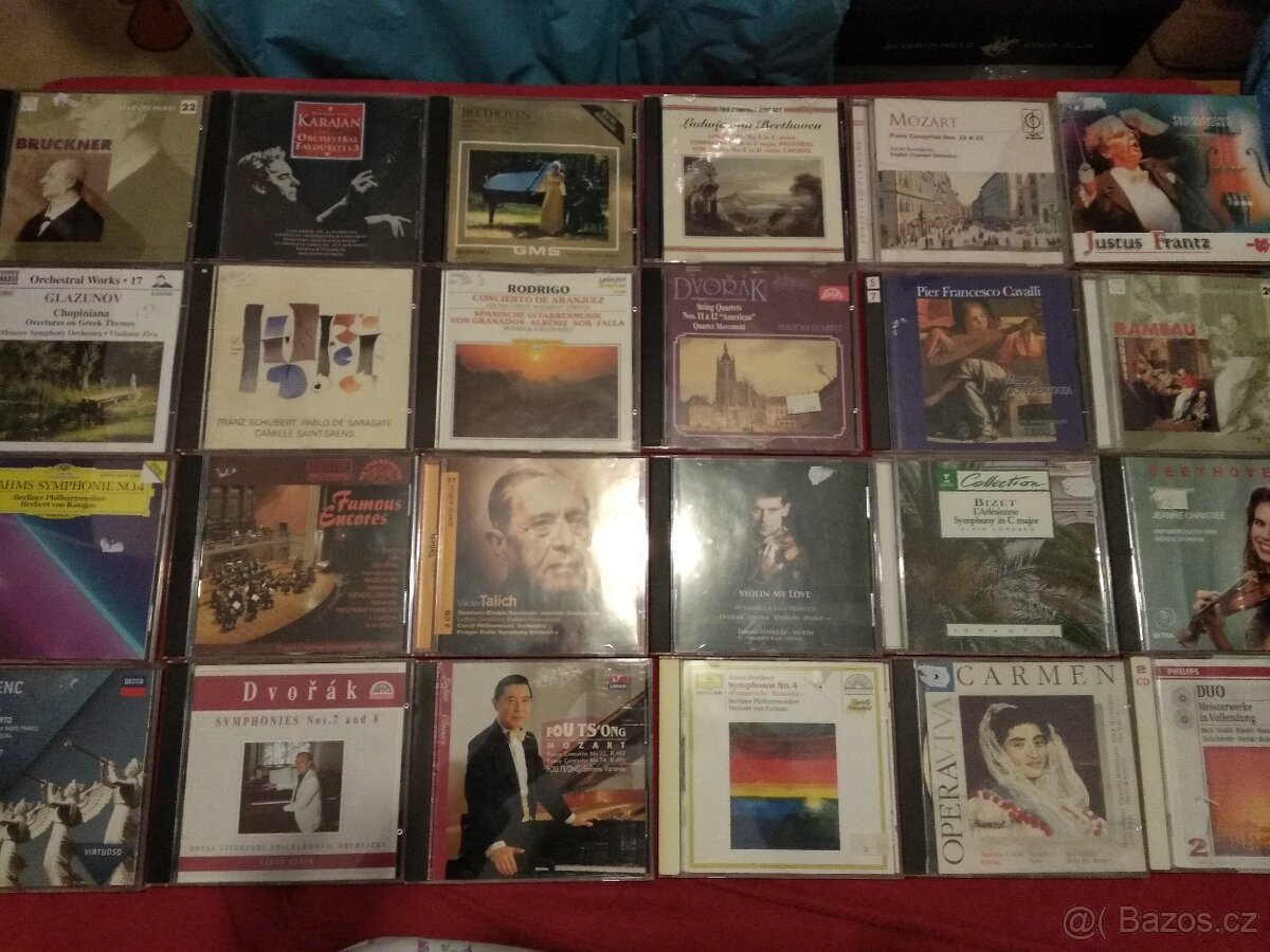 180 CD s vážnou klasickou hudbou za 1800,- to je 10,- za 1CD