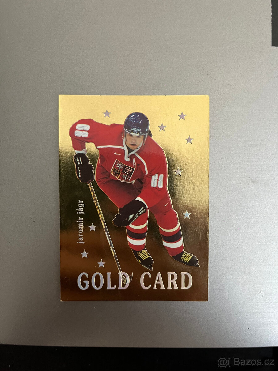 Jaromír Jágr NAGANO 1998/99 GOLD CARD DS