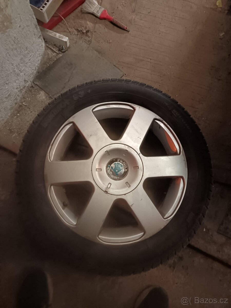 zimni alu kola skoda  5x112  R 16