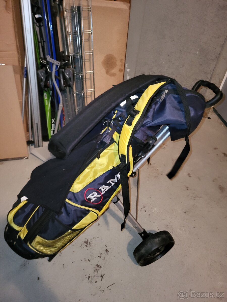 dámský/dětský golfový bag s kolečky (caddy) Ram + hole