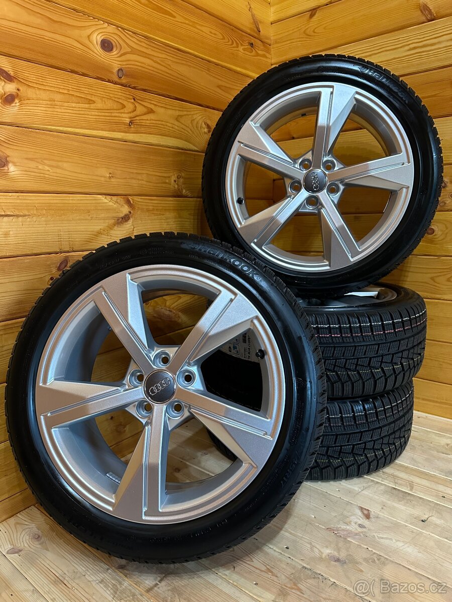 NOVÁ SADA 5x100 - 215/45 R17 - AUDI A1 - ZIMNÍ HANkOOK