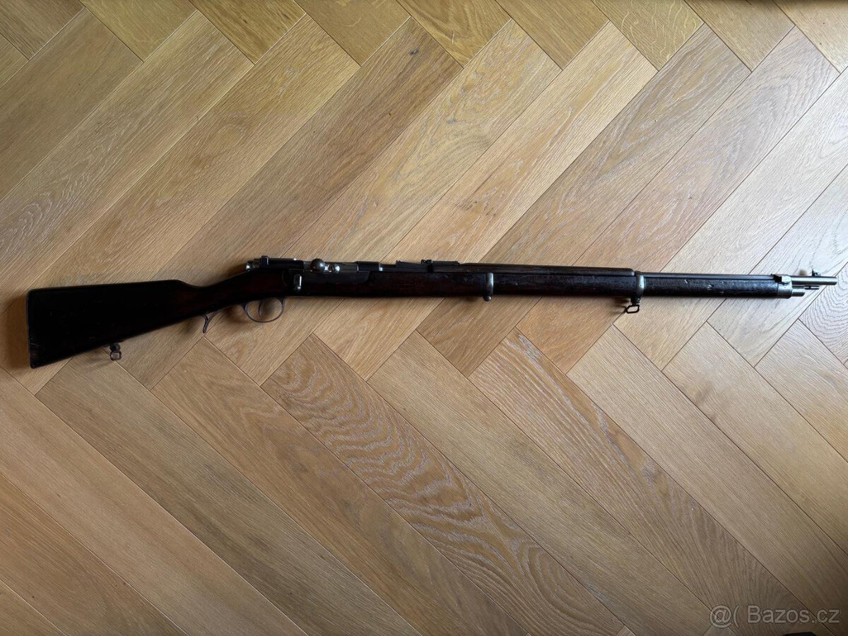 RU puška Steyr M1886 Kropatschek koloniální