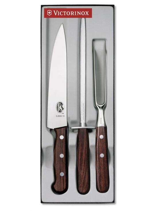 Victorinox kuchyňský nůž, ocílka, vidlička dranžírovací sada