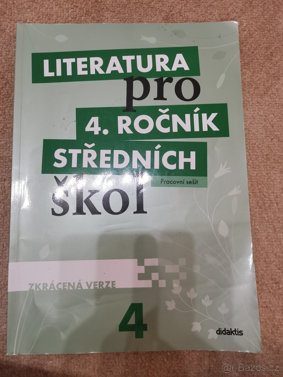 Pracovní sešit literatura pro 4. ročník středních škol