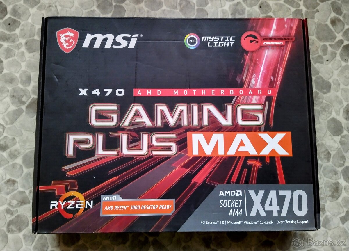 Základní deska MSI X470 GAMING PLUS MAX