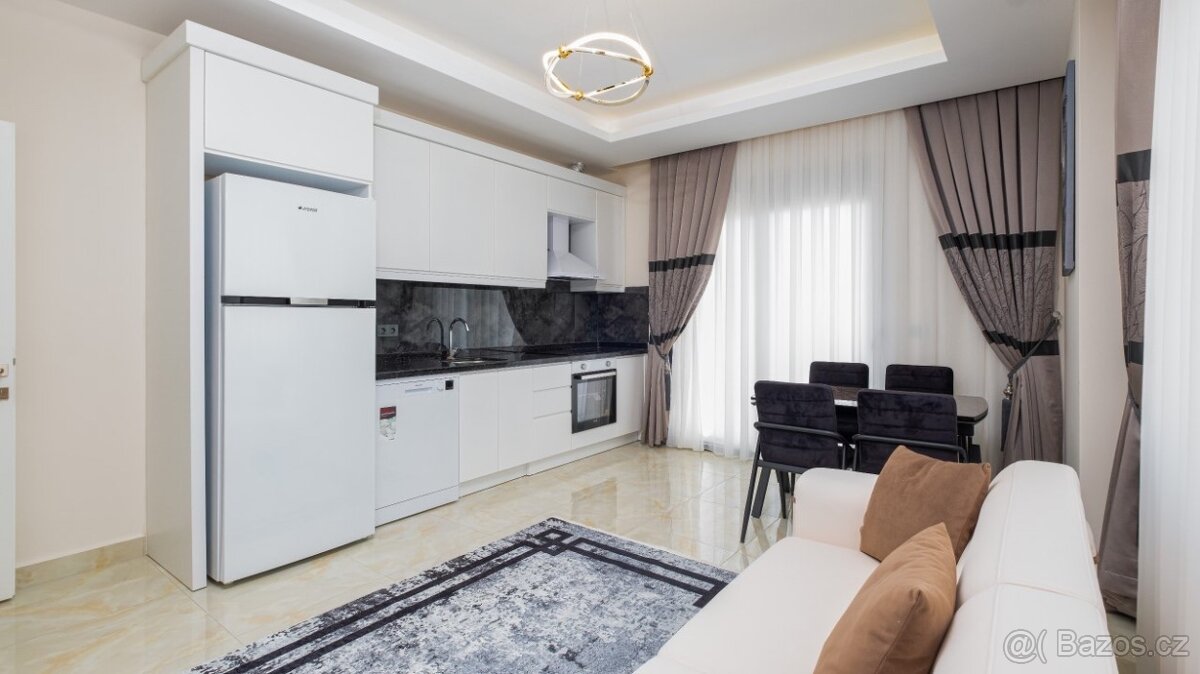 Prodej bytu 2+1 68 m² Alanya - Mahmutlar (Turecko)