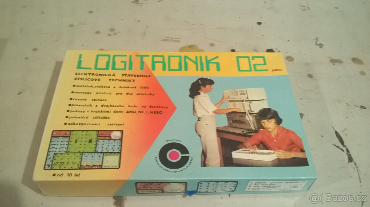 Stará elektrostavebnice Logitronik 02