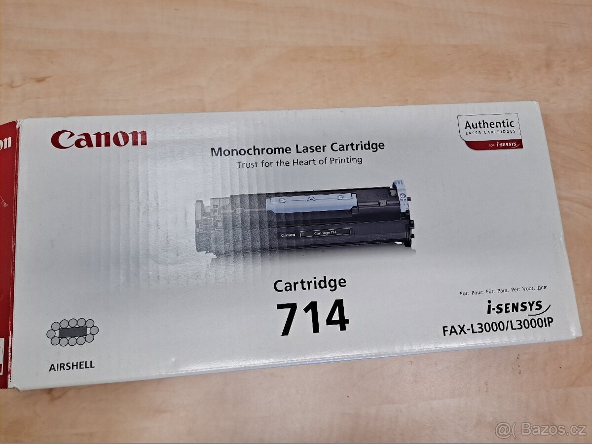 Originální toner CANON Cartridge 714 pro L3000