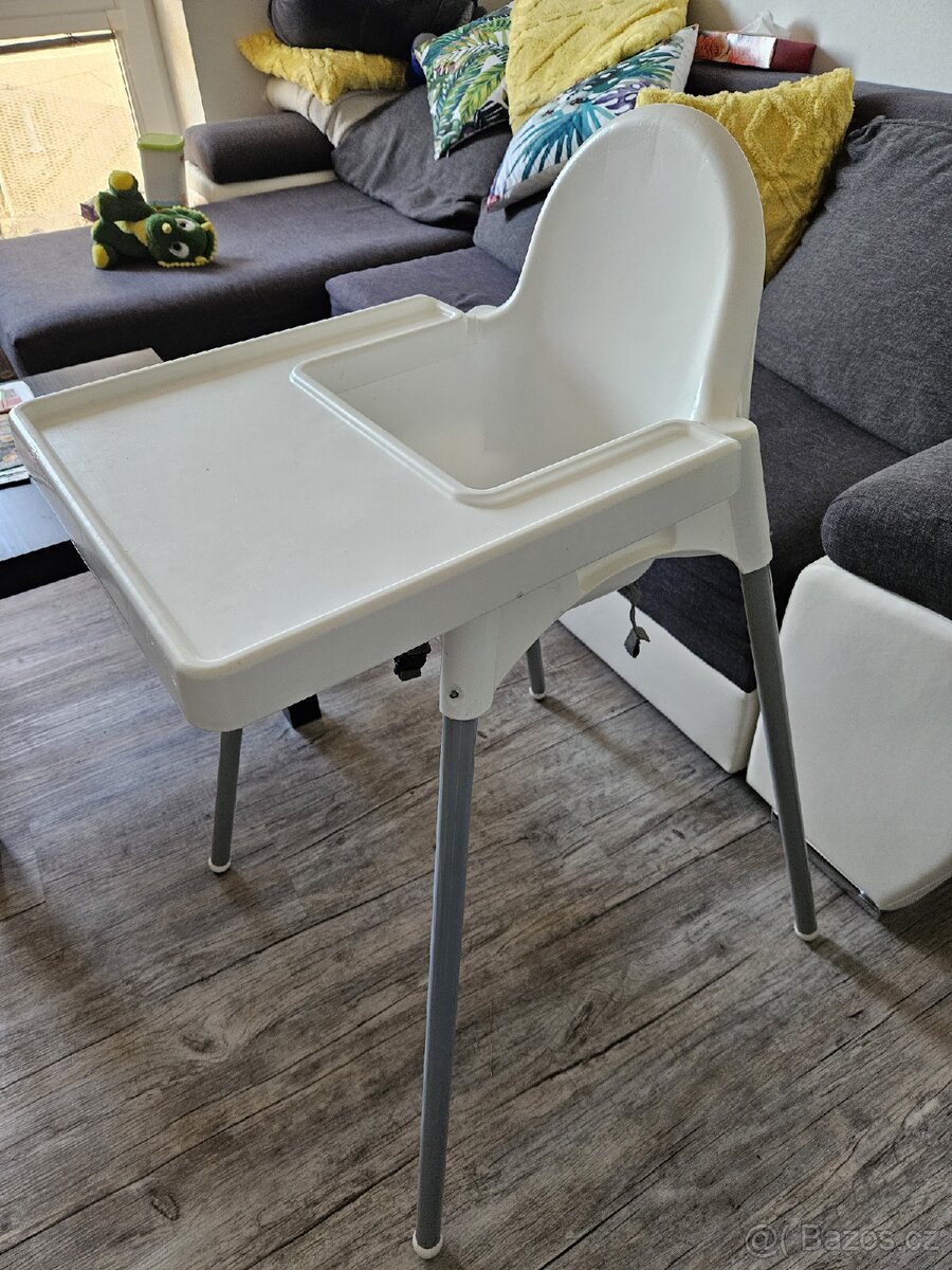 2x Jidelni detska zidlicka ikea Antilop