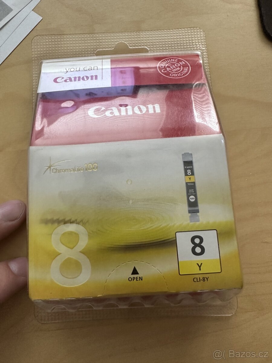 Originál inkoust Canon CLI-8Y žlutá