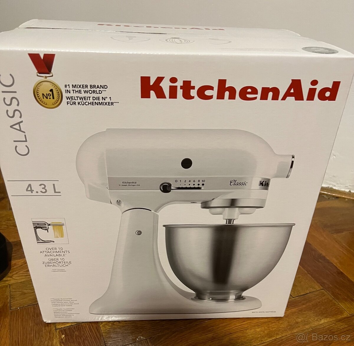 Kitchenaid 5K45SSEFW bílý matný nový nerozbalený