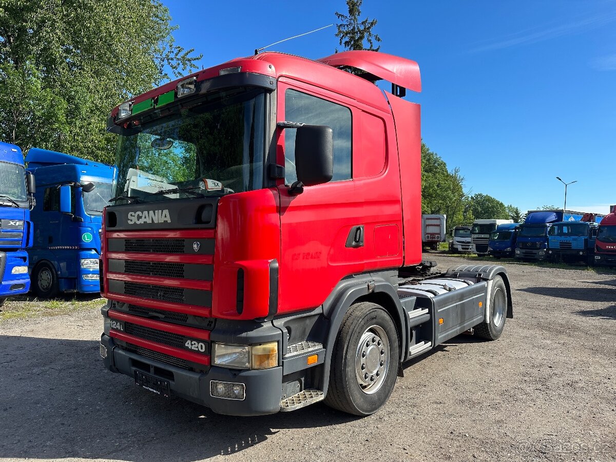 Scania 124L 420 Standart,Hydraulika,Manuál