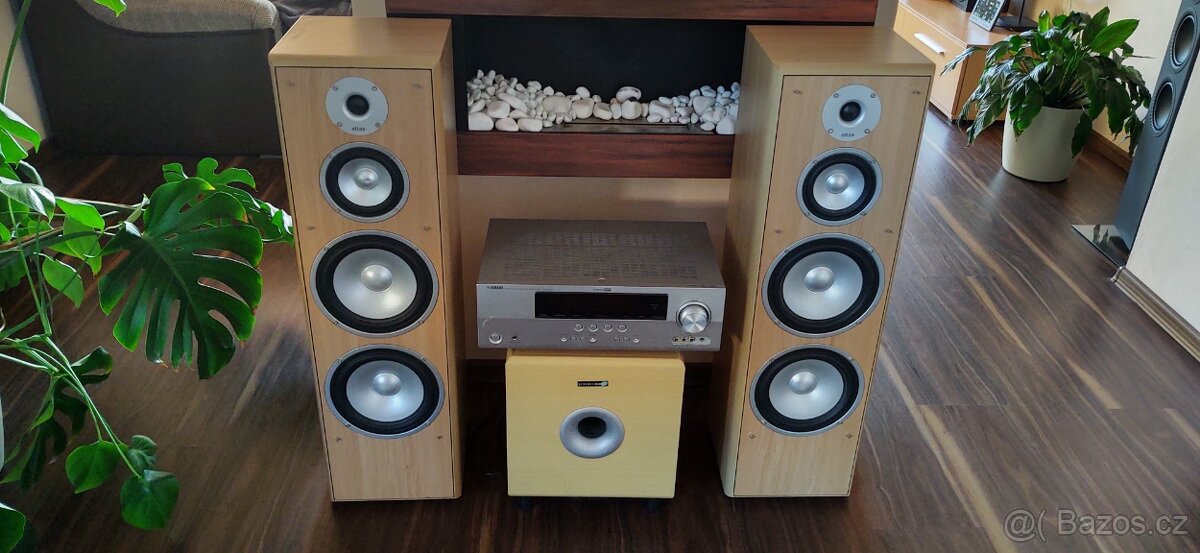 zesilovač 5.1,reprosustavy,subwoofer