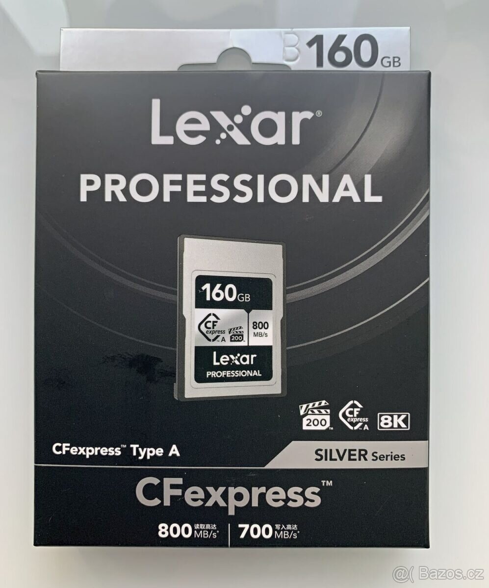 Paměťové karty Lexar® CFexpress™ Type A Card SILVER Series