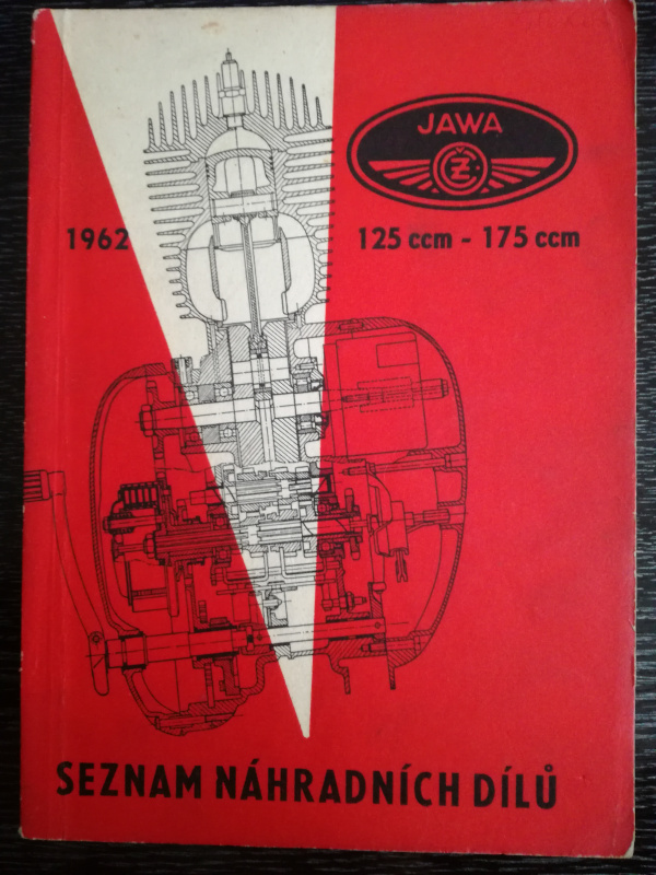 Jawa 125/355 a 175/356 katalog ND. Perfektní stav