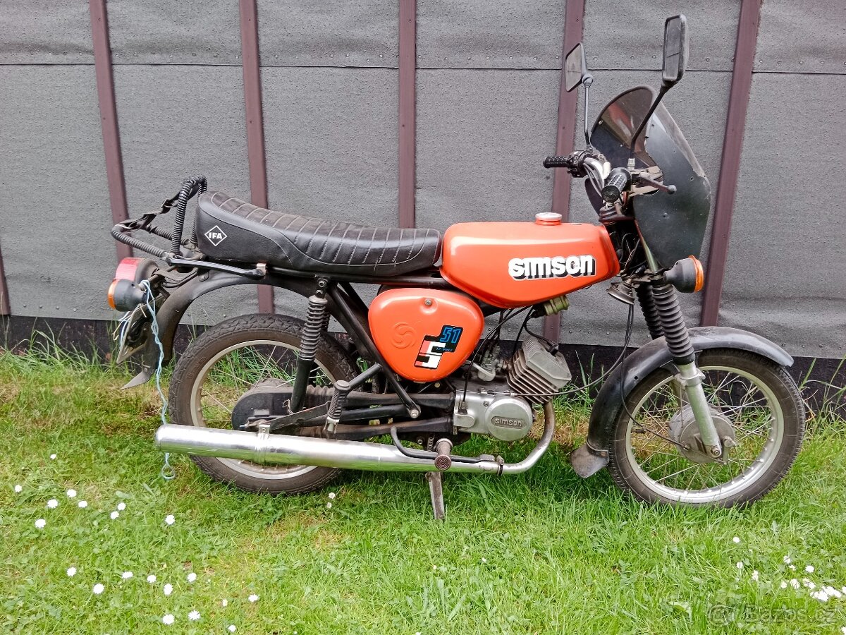 Simson S51 elektronik r.v. 1991