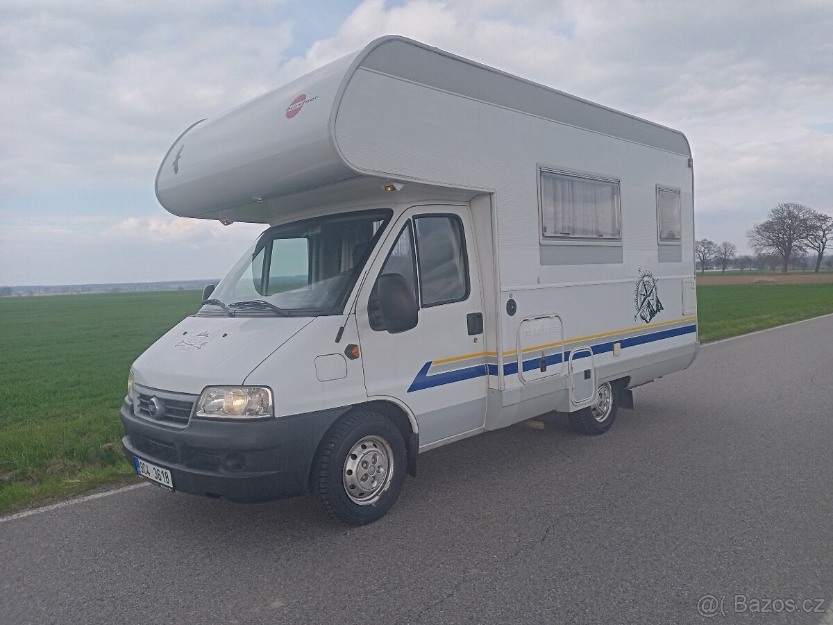 Obytný automobil FIAT DUCATO 2,3 JTD - BŰRSTNER, r.v. 2004