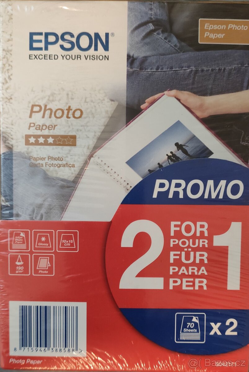 Epson Photo paper 10x15cm 140 ks