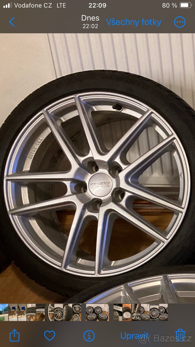 Nová alu kola ANZIO 5x112 +225/40/18 R18