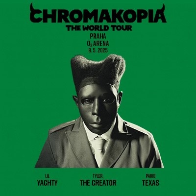 Tyler the Creator Praha CHROMAKOPIA  9.5. 2025