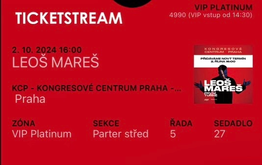 2x Leoš Mareš VIP platinum